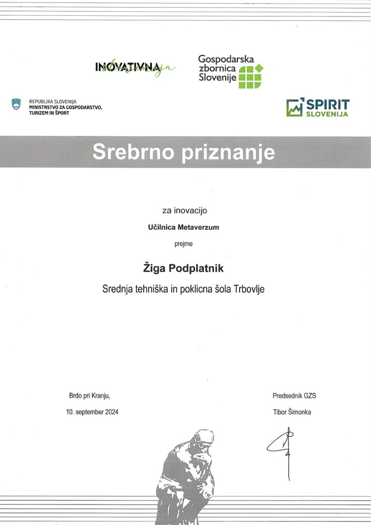 Učilnica Metaverzum GZS - Brdo